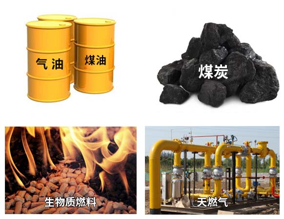 常見的熱源可以分為固體燃料、液體燃料、氣體燃料等